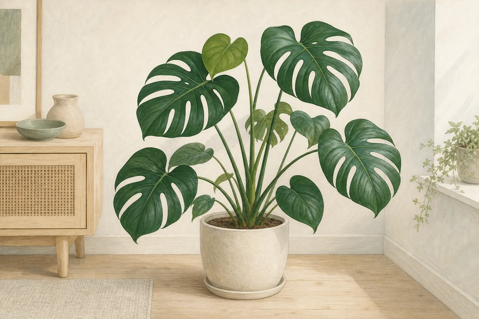 Monstera – skötsel, vattning och vanliga problem